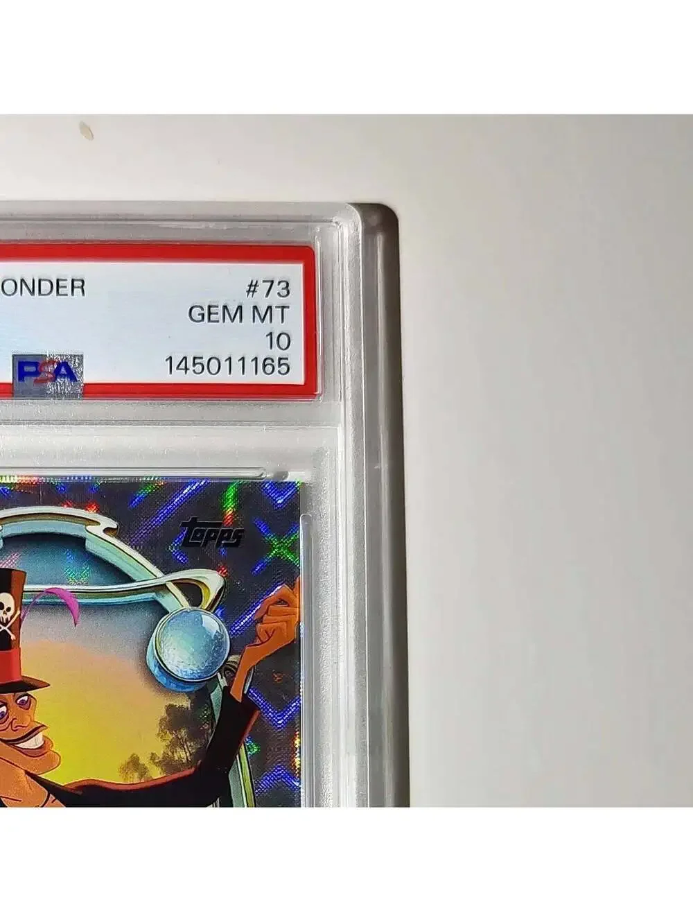 Dr. Facilier 2025 Topps Disney #73 Winter The Princess and the Frog PSA 10